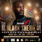 Ghanaian Musician Black Sherif to Hold Maiden Concert in The Gambia on November 25